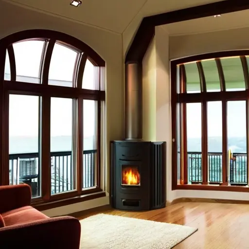 Как организовать отопление в доме с большими окнами