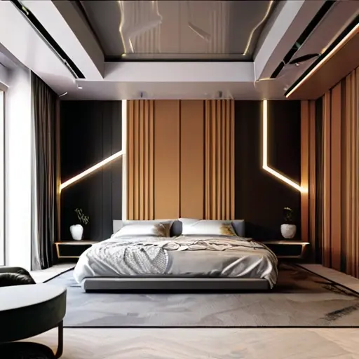 Как оформить интерьер комнаты со сложной геометрией