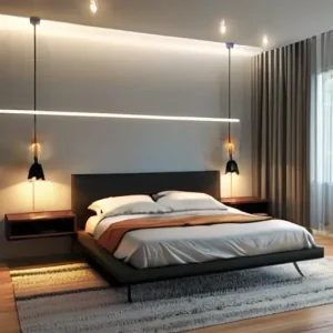 Как спланировать электрику для спальни с разными сценариями света