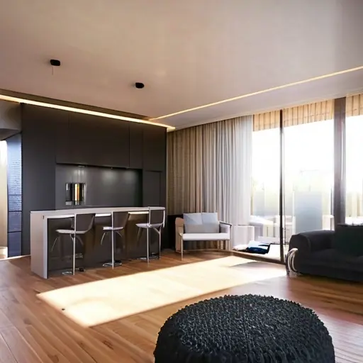 Что помогает объединить разные комнаты в цельный интерьер