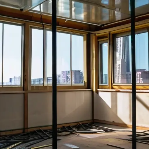 Как организовать пространство для строительных работ внутри здания