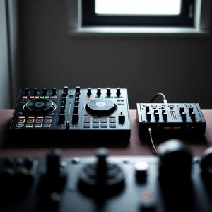 Обзор диджей контроллера с двухканальным микшером и встроенным аудиоинтерфейсом